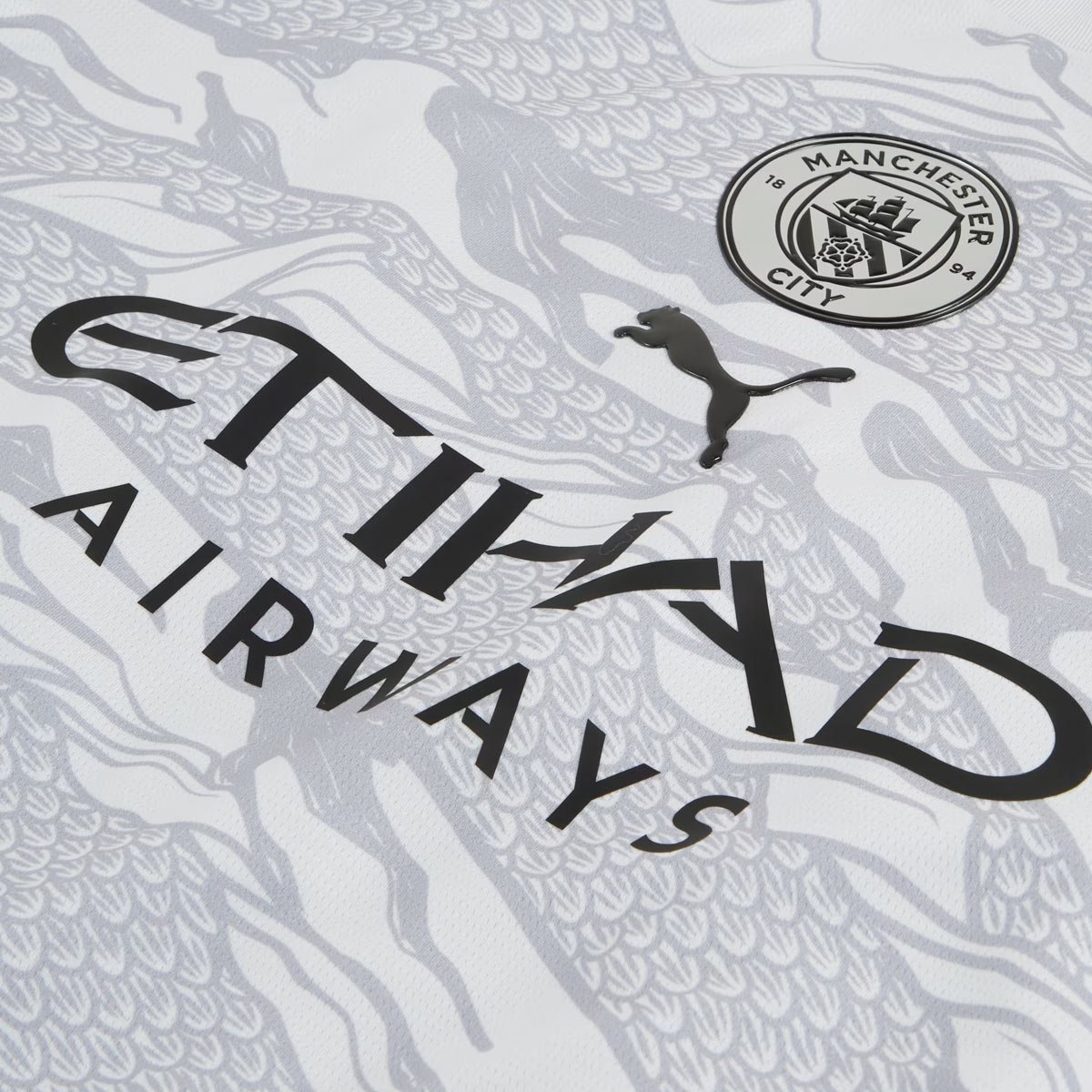 Camisa Puma Manchester City Year Of The Dragon Bra Branco/Cinza 3