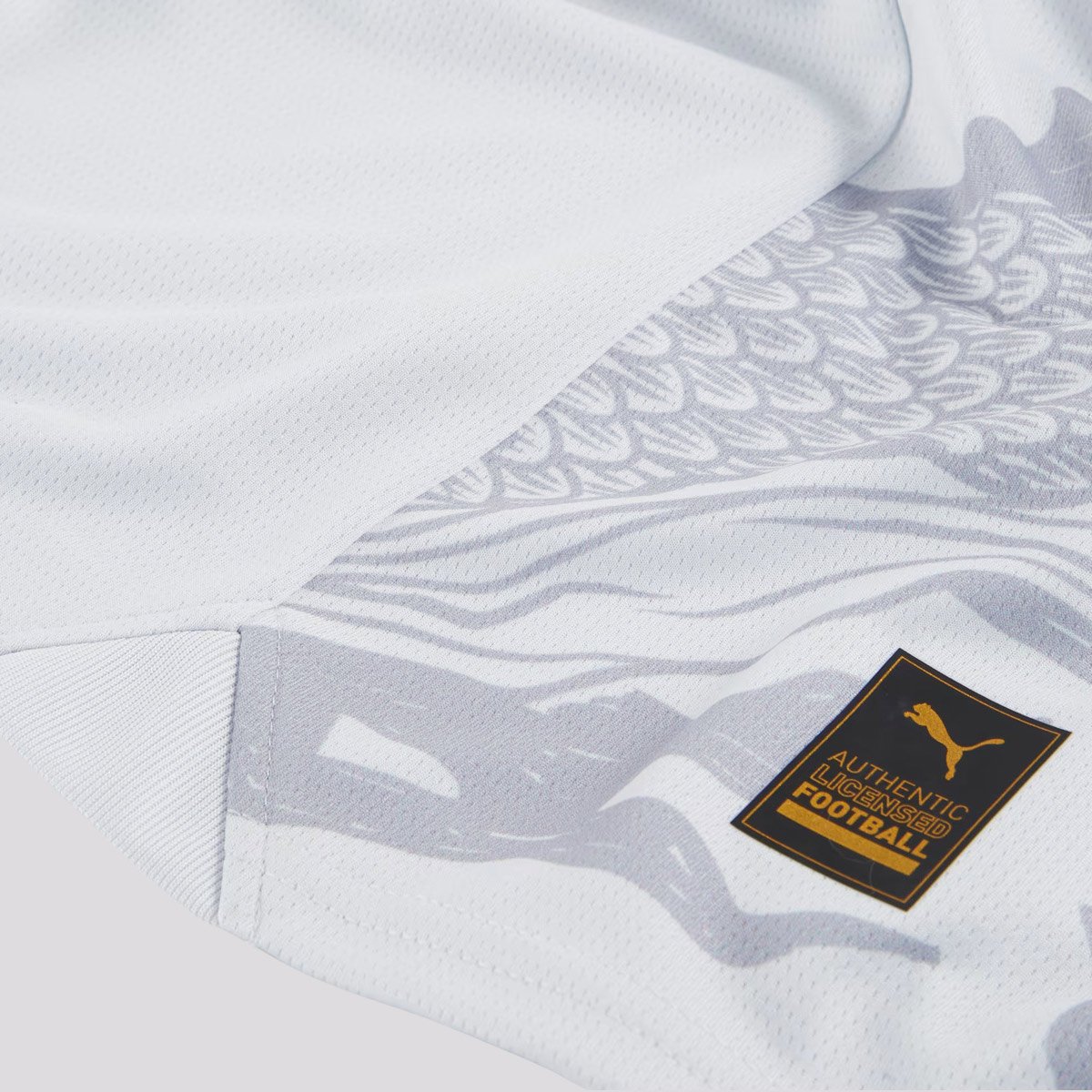 Camisa Puma Manchester City Year Of The Dragon Bra Branco/Cinza 4