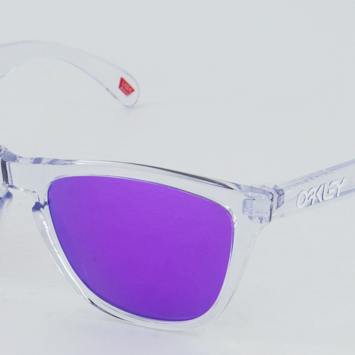 Óculos de Sol Oakley Frogskins Cinza e Roxo Roxo 3