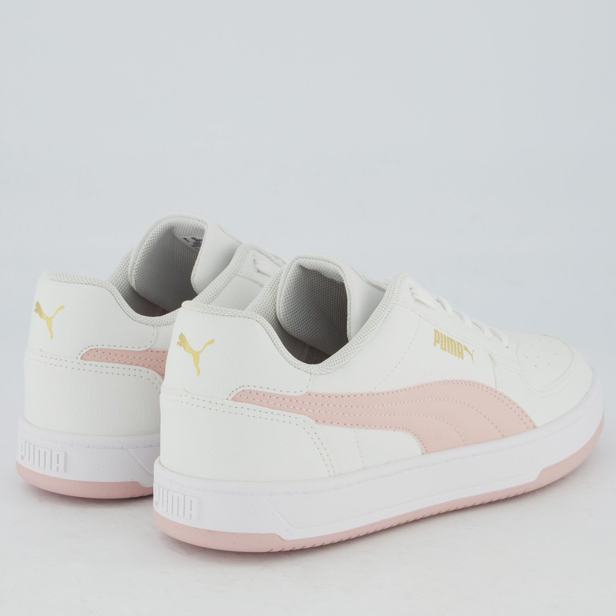Tênis Puma Caven 2.0 BDP Feminino Branco e Rosê Branco/Rosa 3