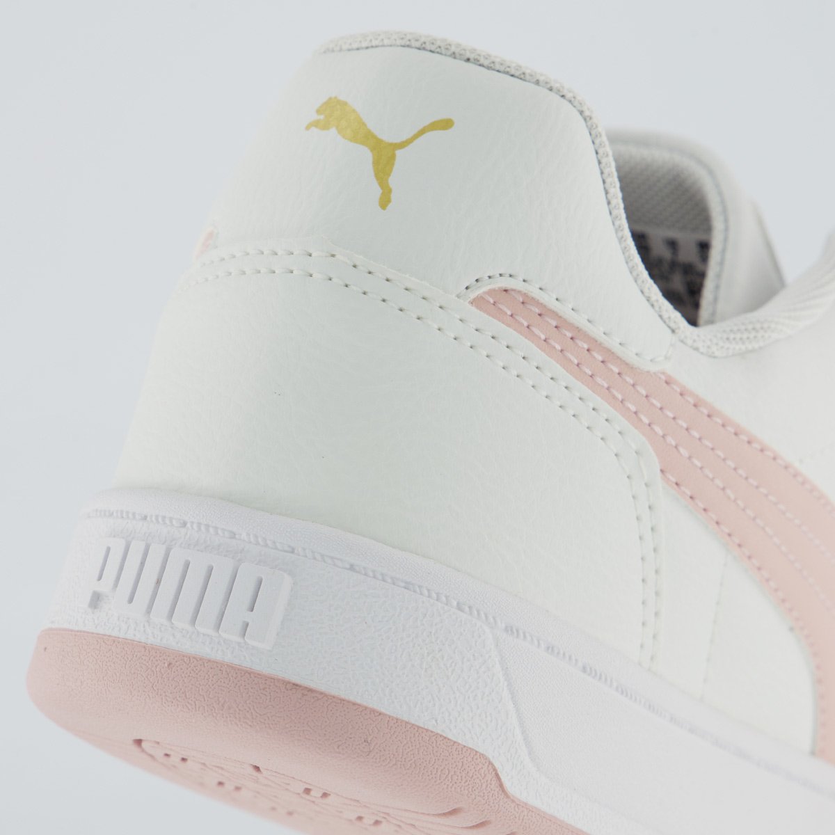 Tênis Puma Caven 2.0 BDP Feminino Branco e Rosê Branco/Rosa 6