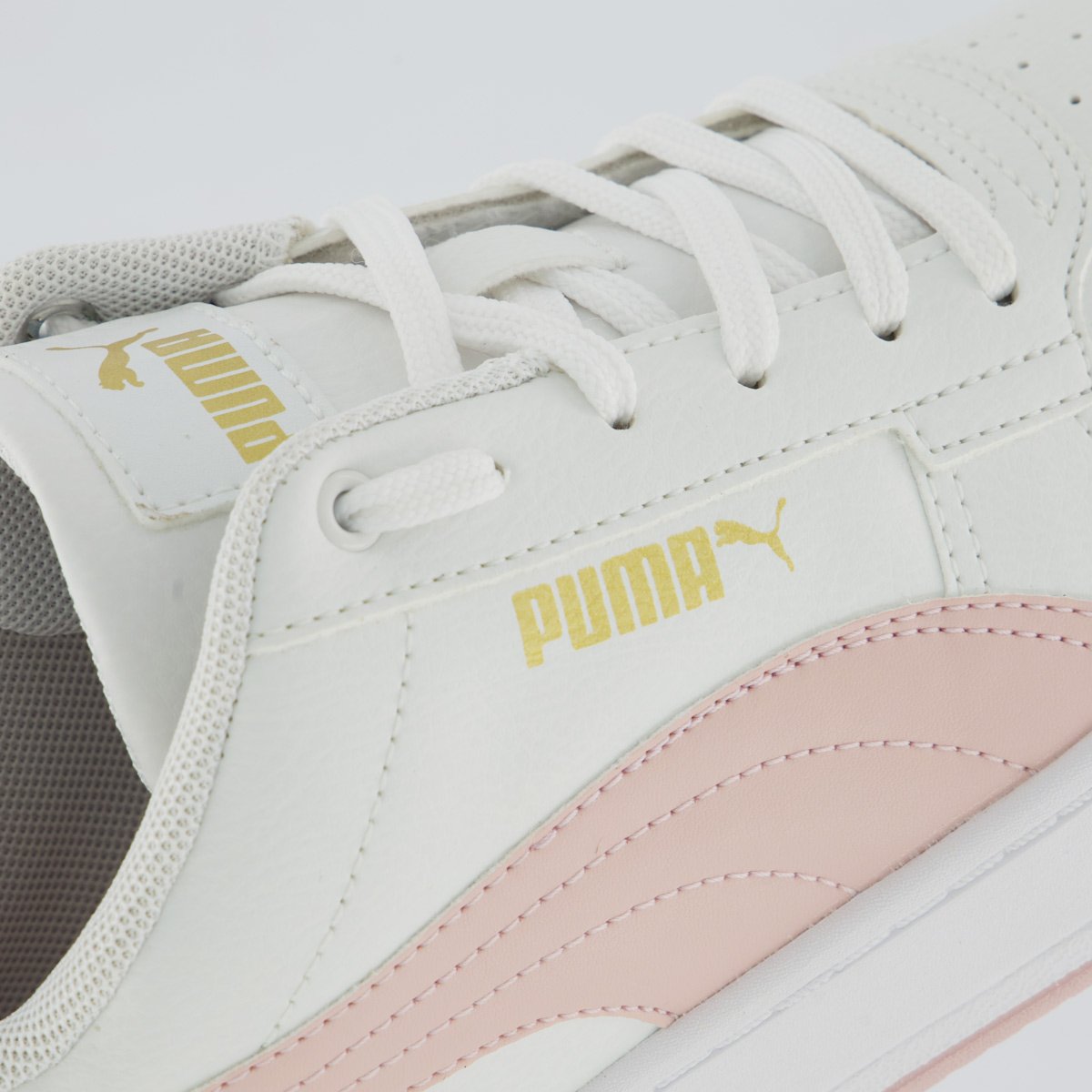 Tênis Puma Caven 2.0 BDP Feminino Branco e Rosê Branco/Rosa 7
