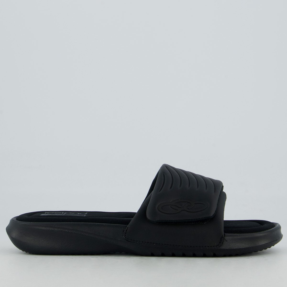 Chinelo Olympikus Melbourne 2 Preto Preto 2
