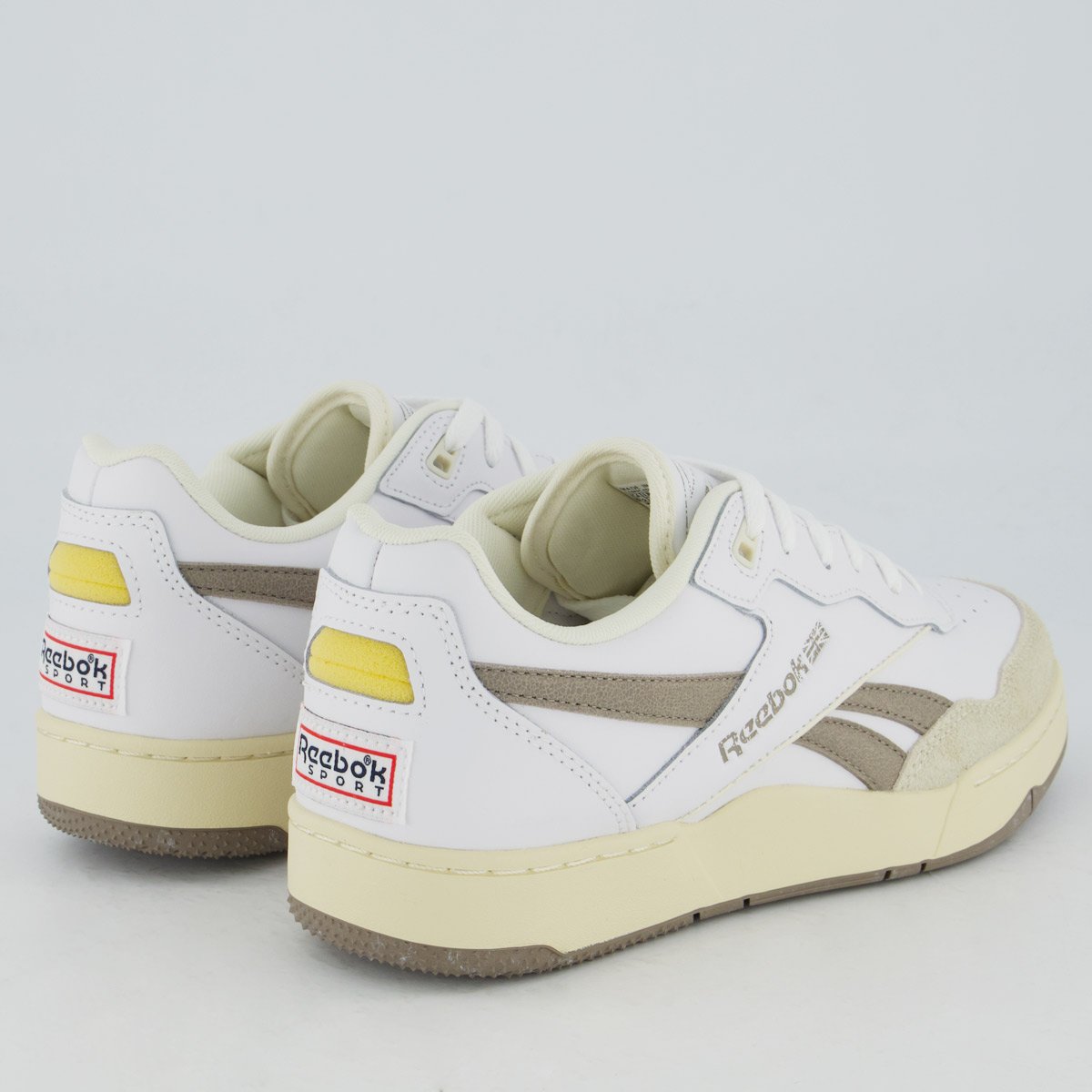 Tênis Reebok BB 4000 II Branco e Bege Branco/Bege 3