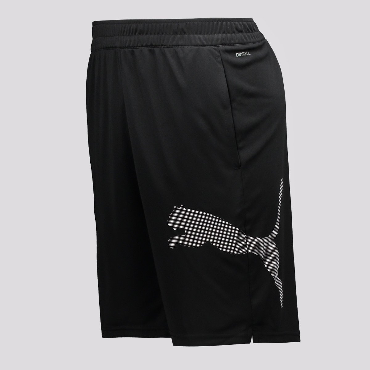 Shorts Puma Tad Big Logo Preto Preto 2