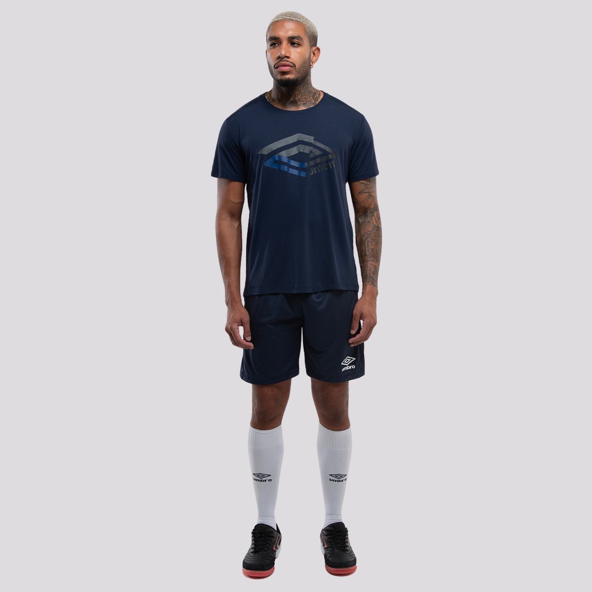 Calção Umbro Maximum Diamond Com Bolso Marinho Marinho 5