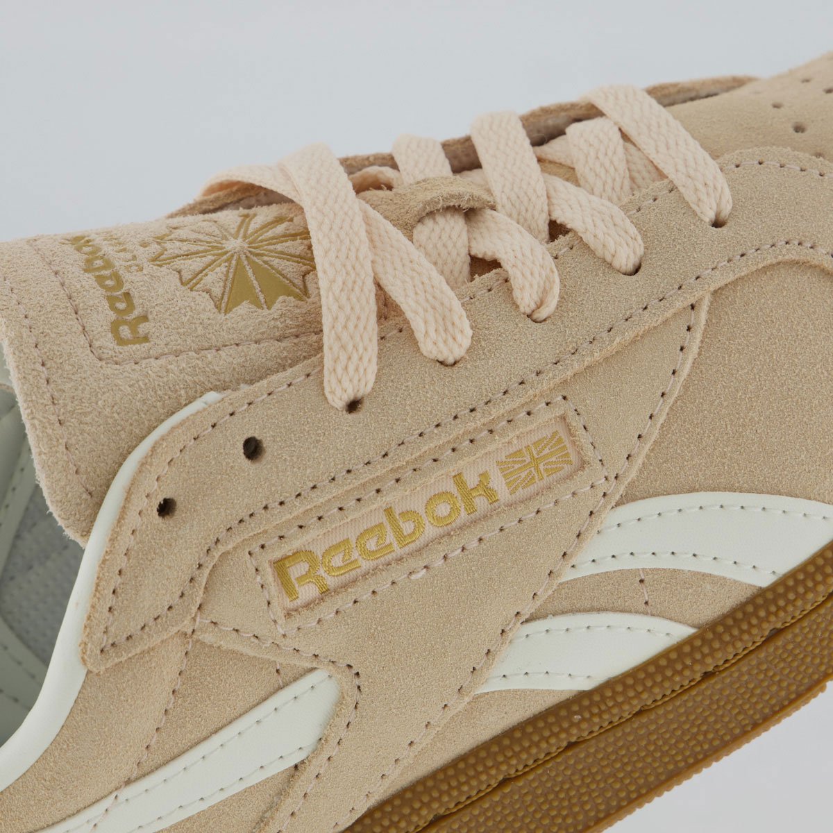 Tênis Reebok Club C Grounds UK Feminino Rosa e Branco Rosa 7