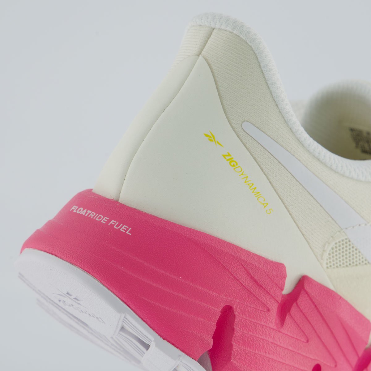 Tênis Reebok Zig Dynamica 5 Feminino Branco e Rosa Branco/Rosa 6