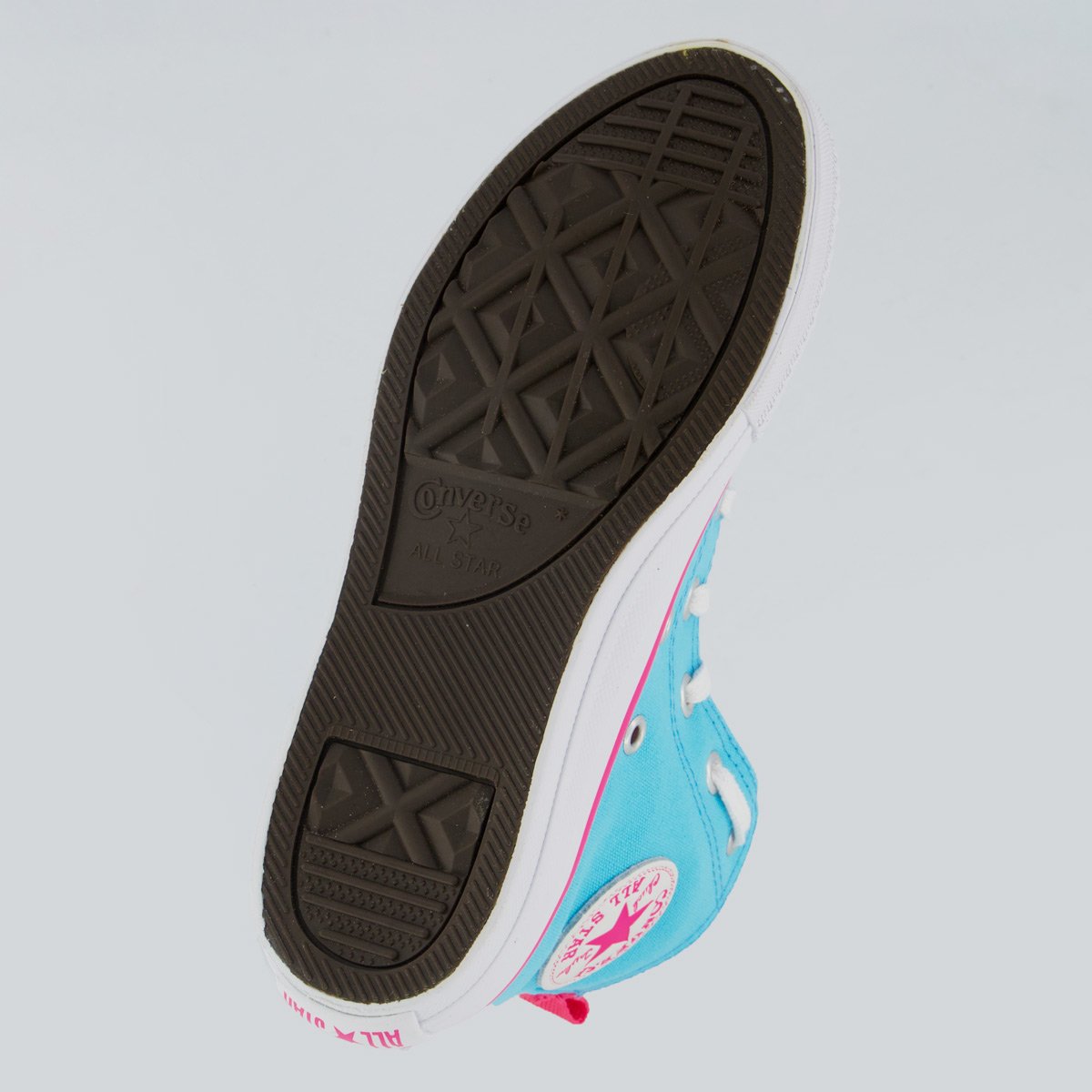 Tênis Converse All Star Side Cano Alto Infantil Azul e Rosa Azul 5