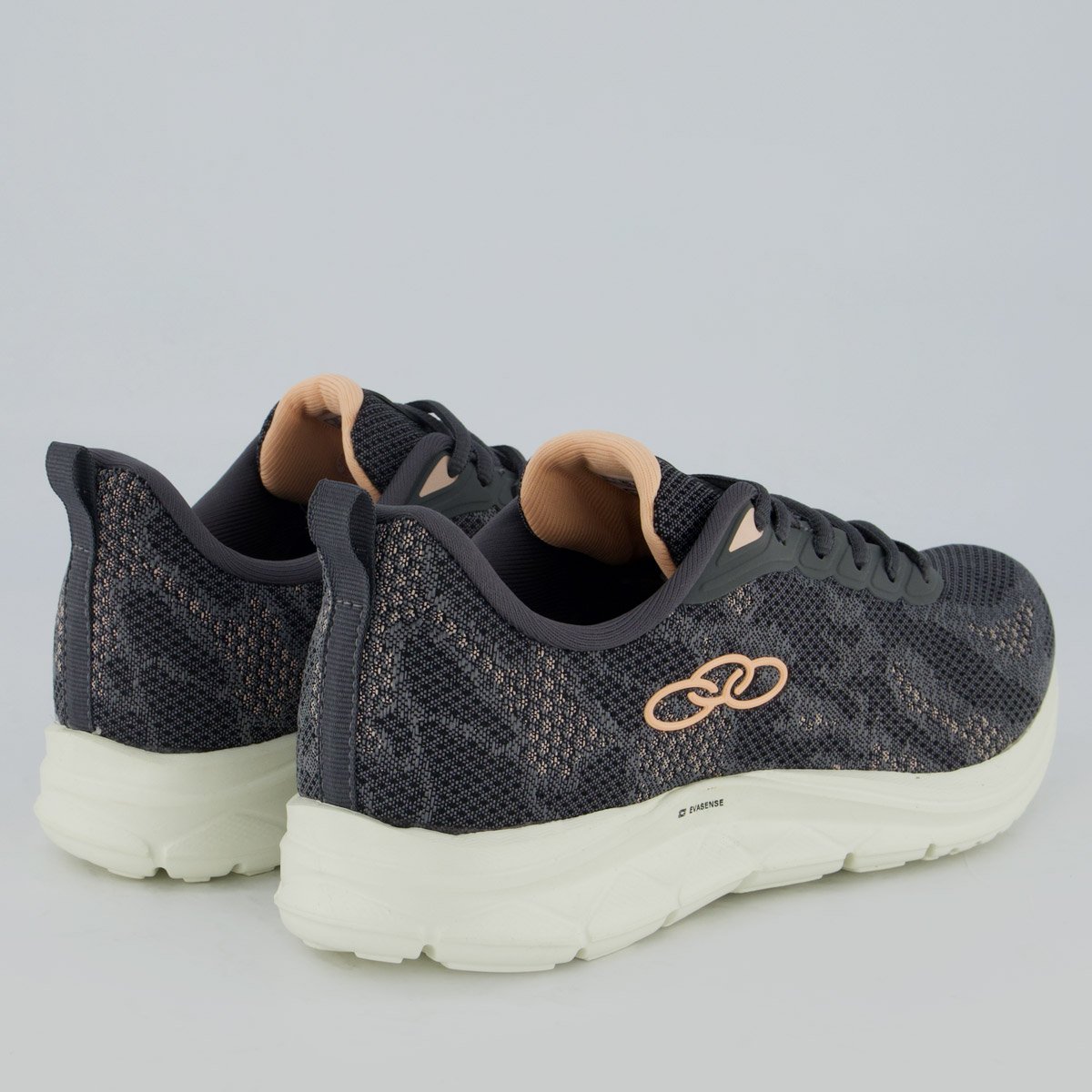 Tênis Olympikus Citrus 2 Feminino Cinza Escuro Cinza/Bege 3