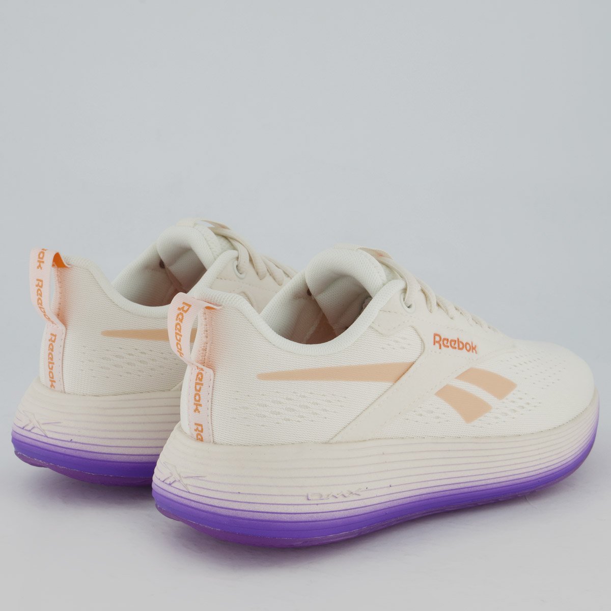 Tênis Reebok DMX Comfort Plus Feminino Branco e Lilás Branco/Lilás 3