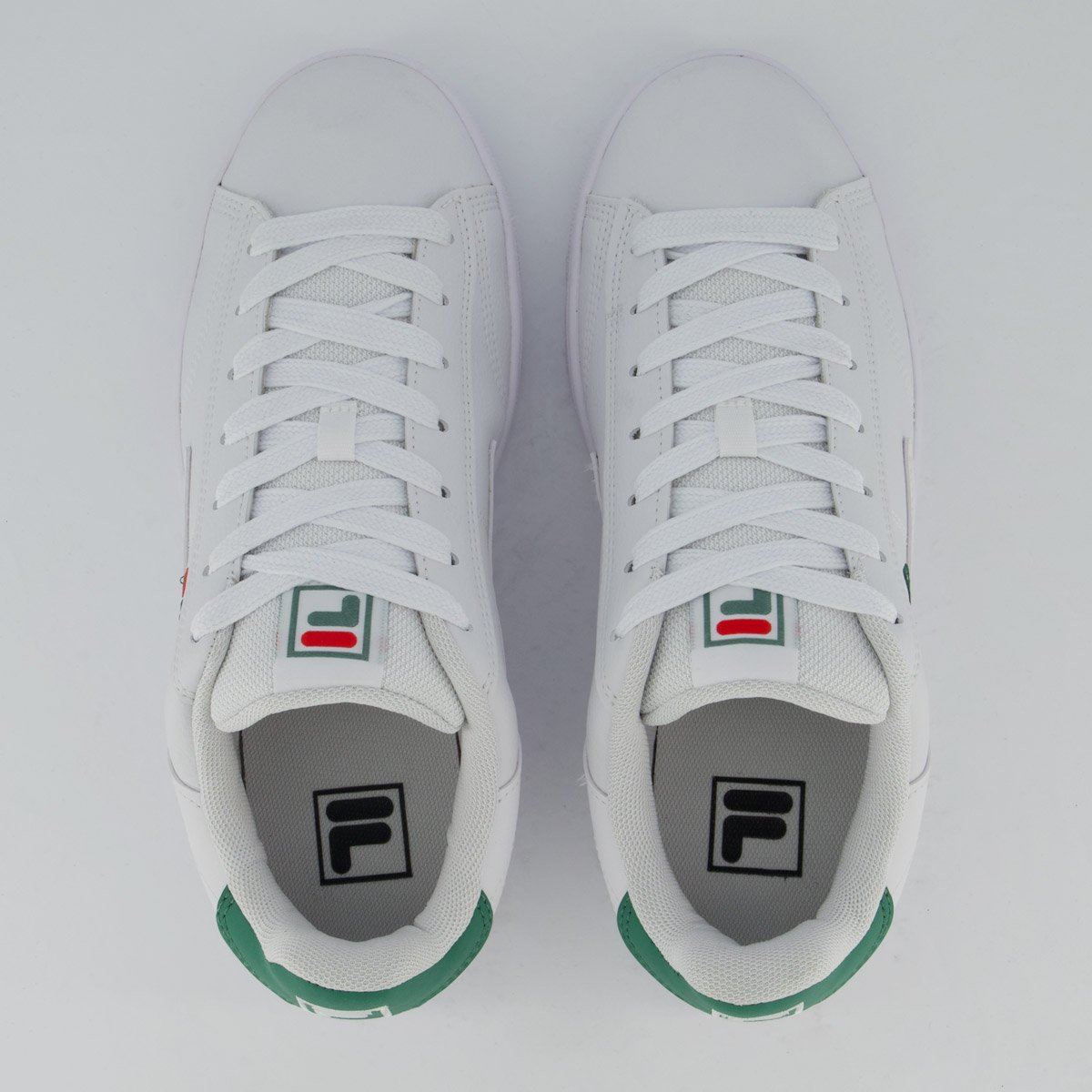 Tênis Fila Court 90 Sport Branco e Verde Branco/Verde 4