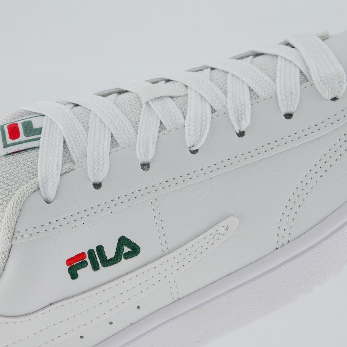 Tênis Fila Court 90 Sport Branco e Verde Branco/Verde 7