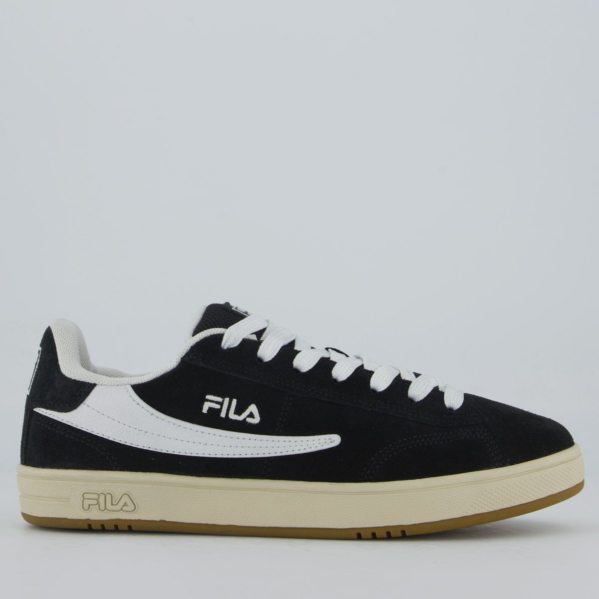 Tênis Fila Court 90 Preto e Branco Preto/Branco 3