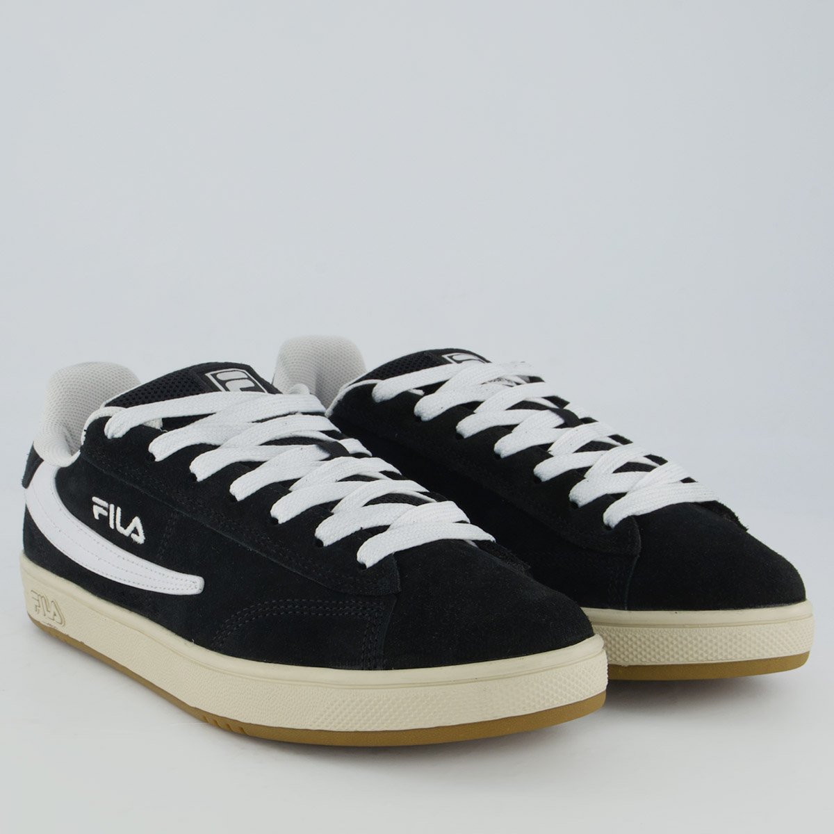 Tênis Fila Court 90 Preto e Branco Preto/Branco 4