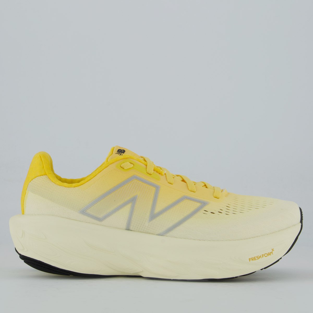 Tênis New Balance Fresh Foam X 1080 V14 Feminino Amarelo e Branco
