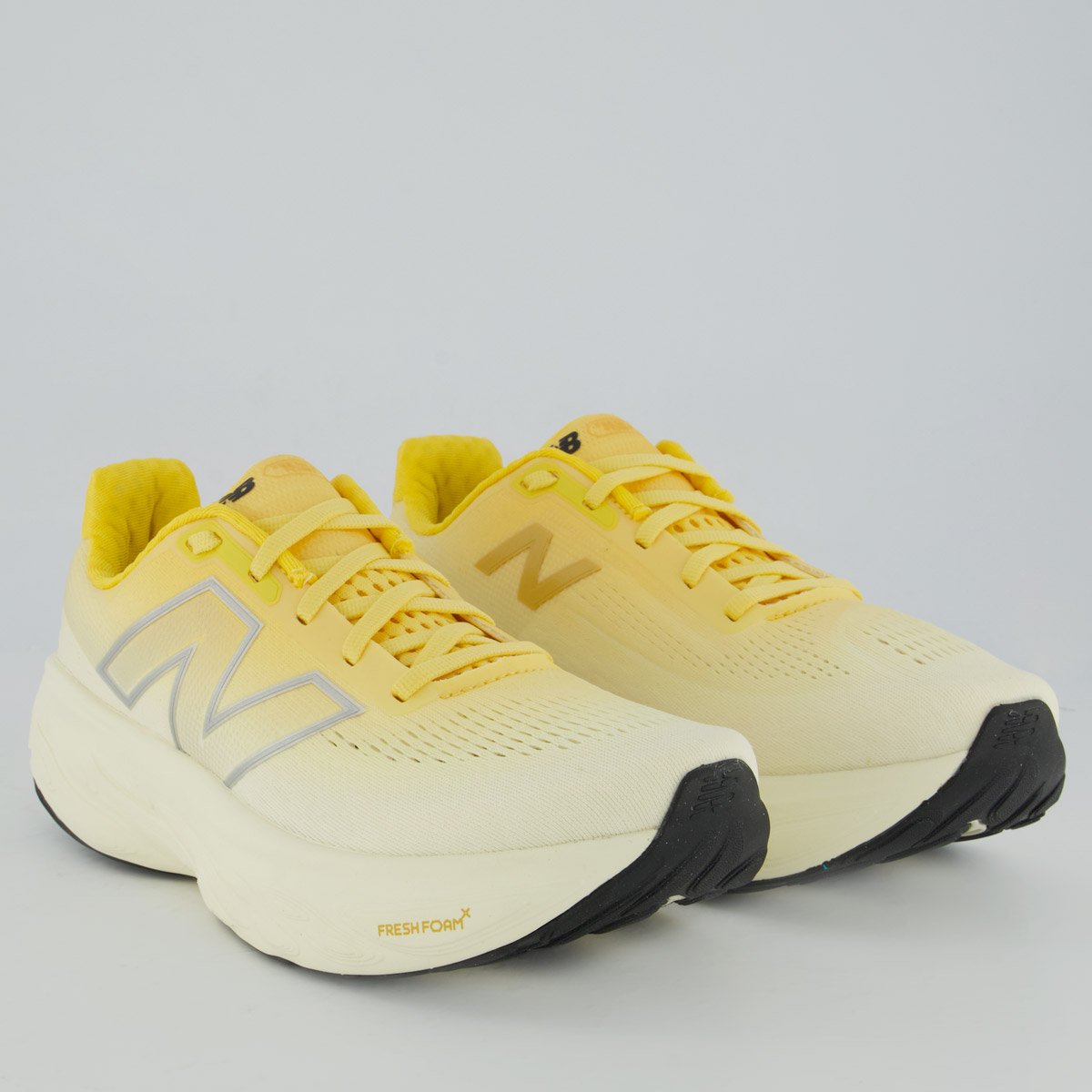 Tênis New Balance Fresh Foam X 1080 V14 Feminino Amarelo e Branco Amarelo 5