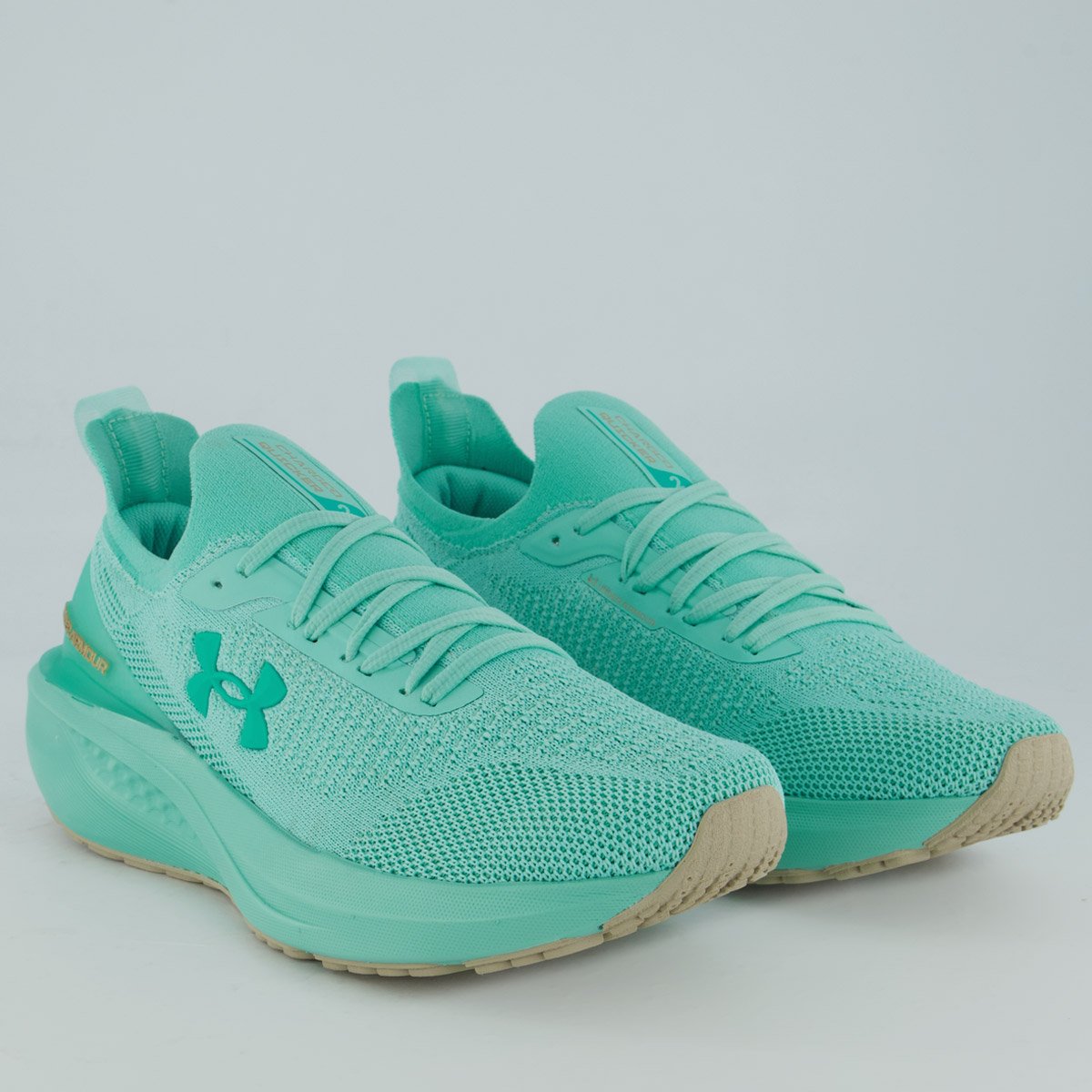 Tênis Under Armour Charged Quicker 2 Verde Água Verde Água 2