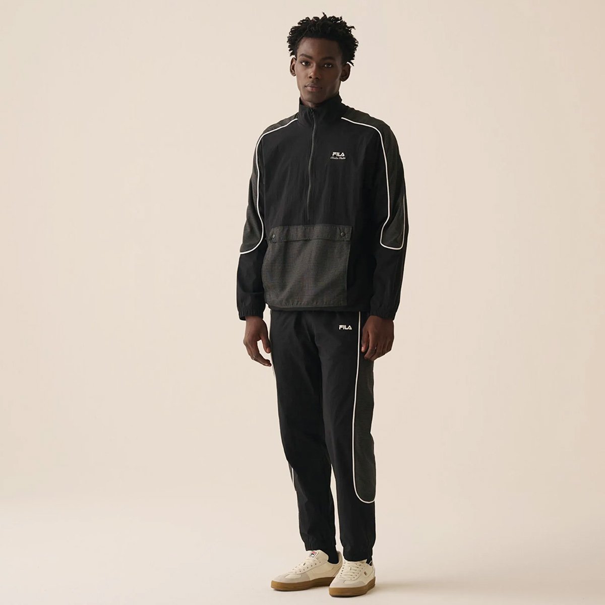 Calça Fila Biella Italia Preto Preto 4