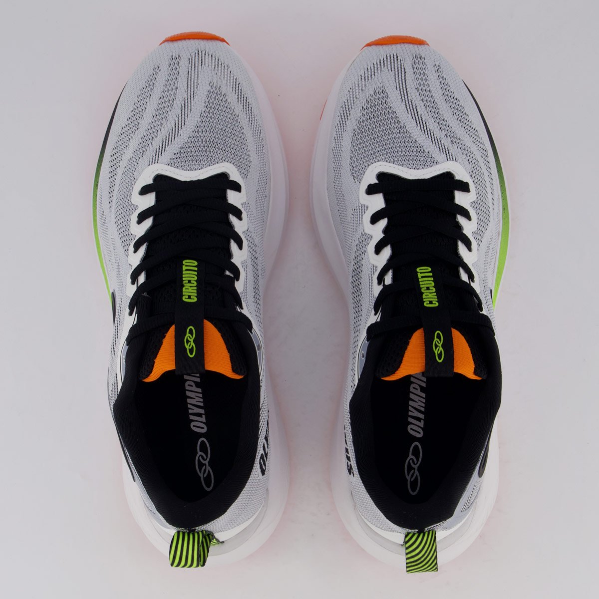 Tênis Olympikus Circuito Branco e Preto Branco/Preto 4