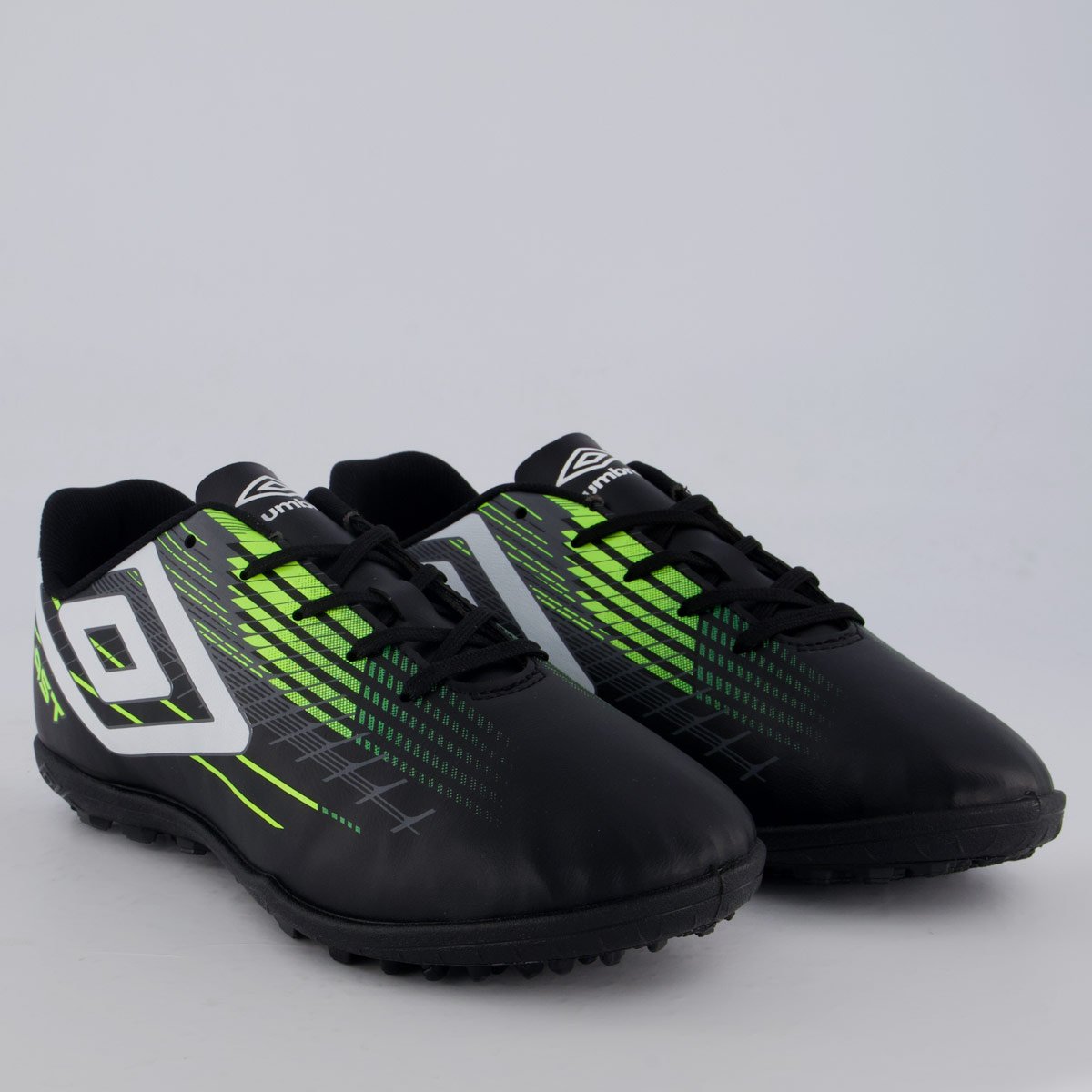 Chuteira Umbro Blast Society Preta e Amarela Preto/Amarelo 2