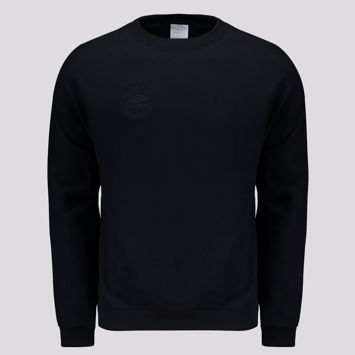 Moletom Umbro Off The Pitch Preto Preto 1