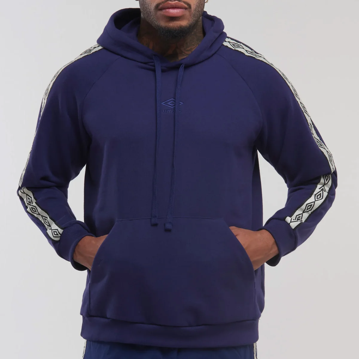 Moletom Umbro Tape FC Marinho Azul 3