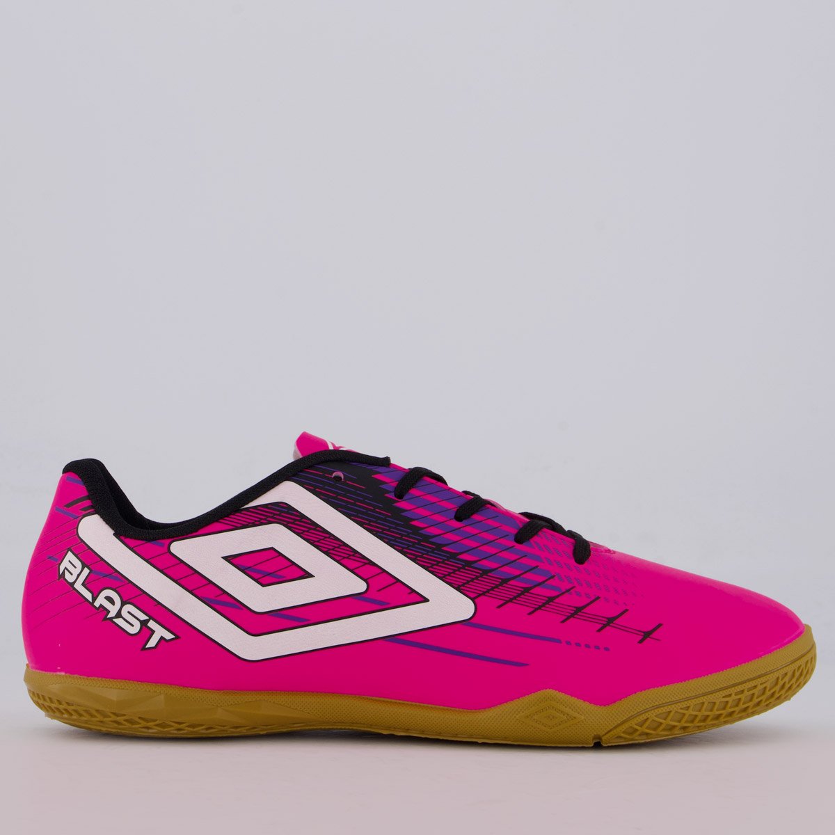 Chuteira Umbro Blast Futsal Rosa e Preta