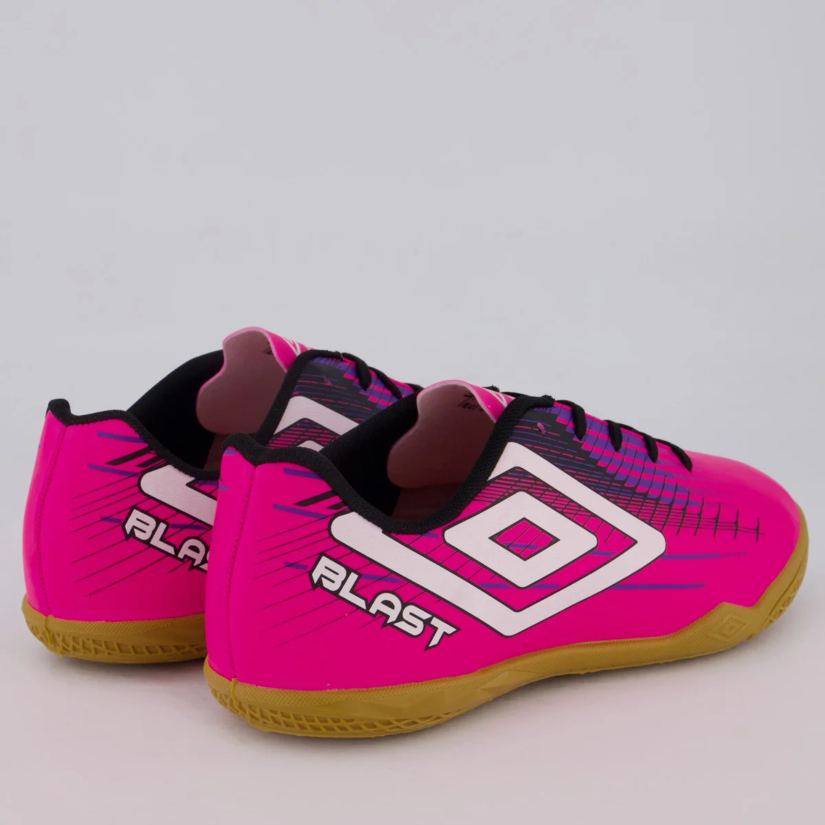 Chuteira Umbro Blast Futsal Rosa e Preta Rosa 3