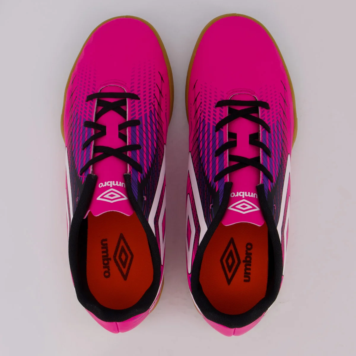 Chuteira Umbro Blast Futsal Rosa e Preta Rosa 4