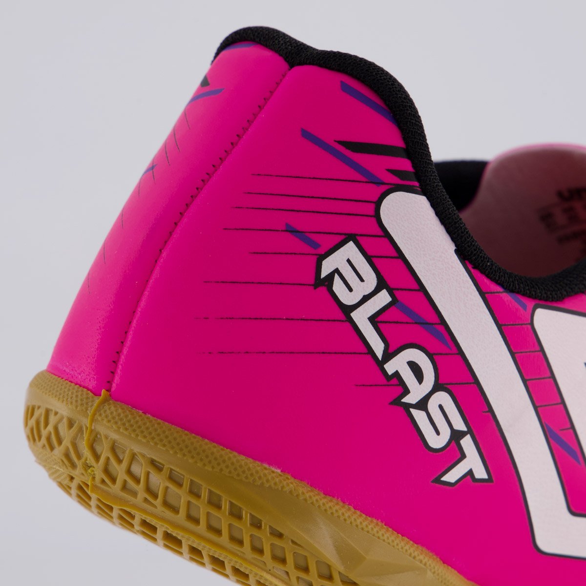 Chuteira Umbro Blast Futsal Rosa e Preta Rosa 6