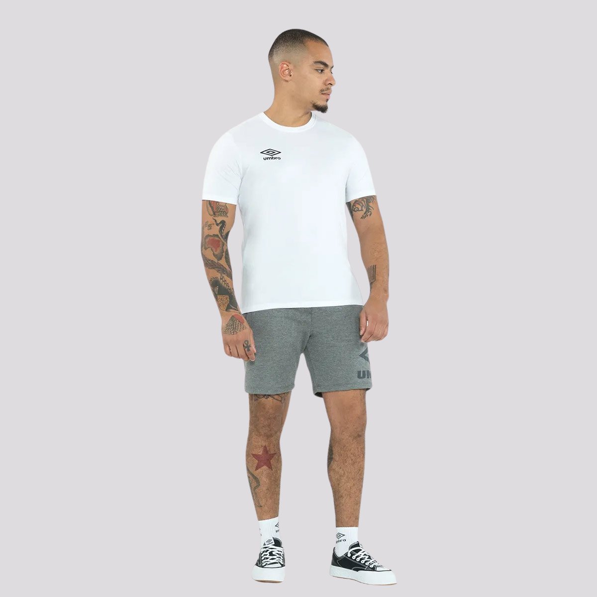 Camiseta Umbro Essential Branca Branco 5
