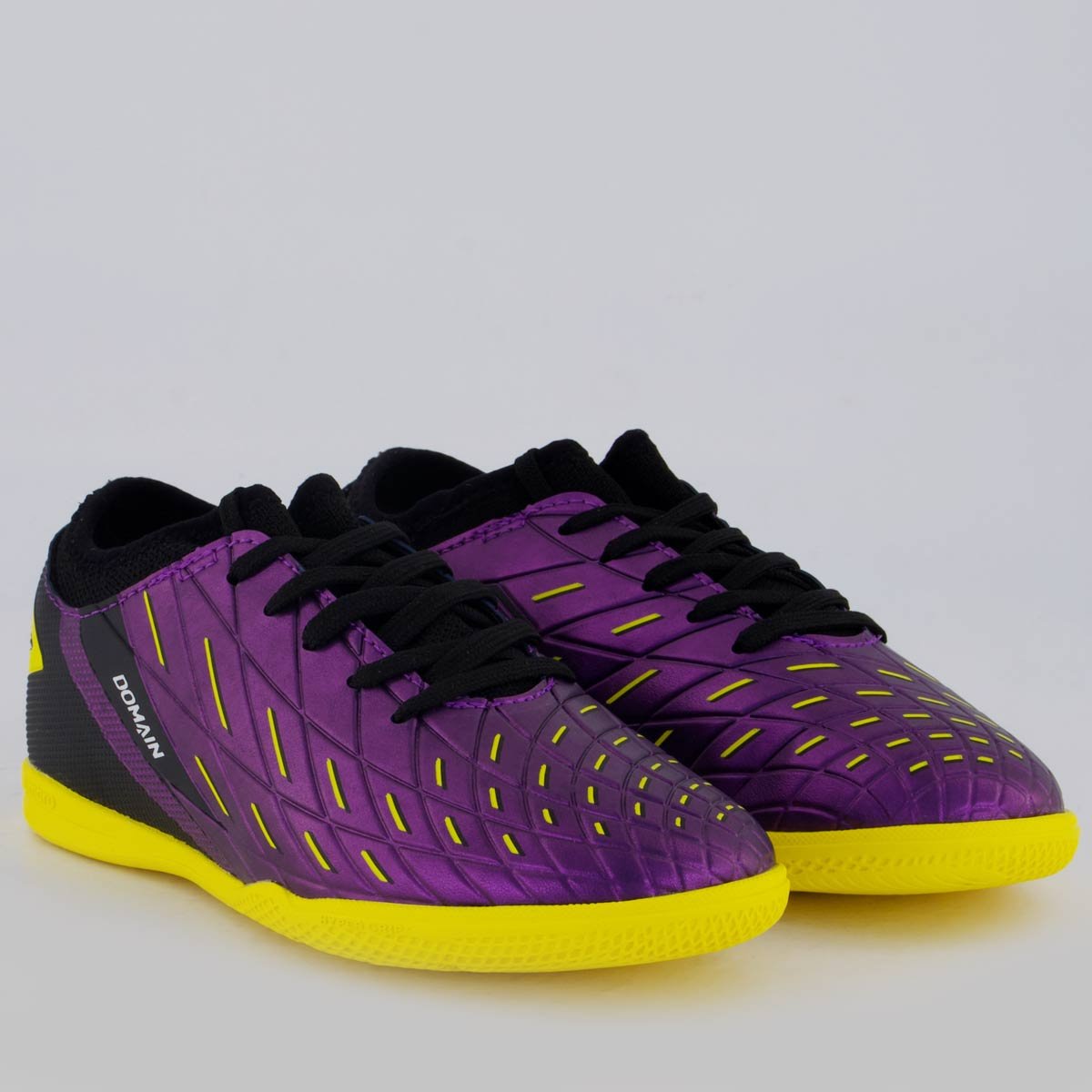 Chuteira Umbro Domain Futsal Juvenil Roxa e Preta Roxo 2