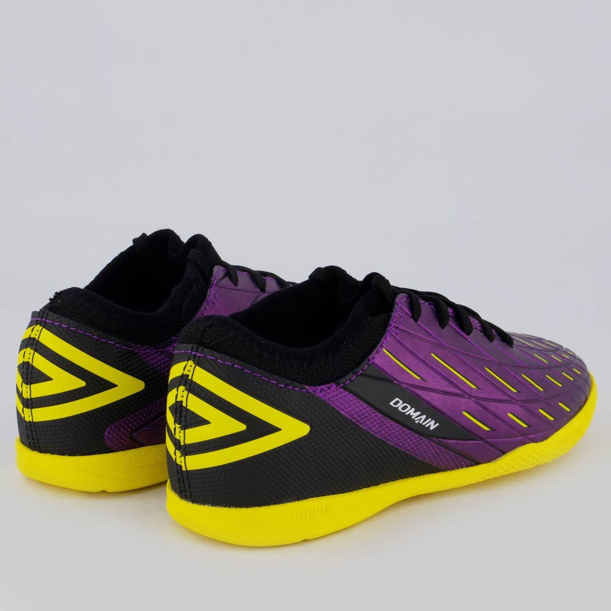 Chuteira Umbro Domain Futsal Juvenil Roxa e Preta Roxo 3