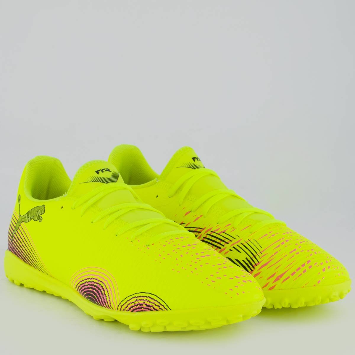 Chuteira Puma Future 8 Play TT Society Amarela Amarelo 2