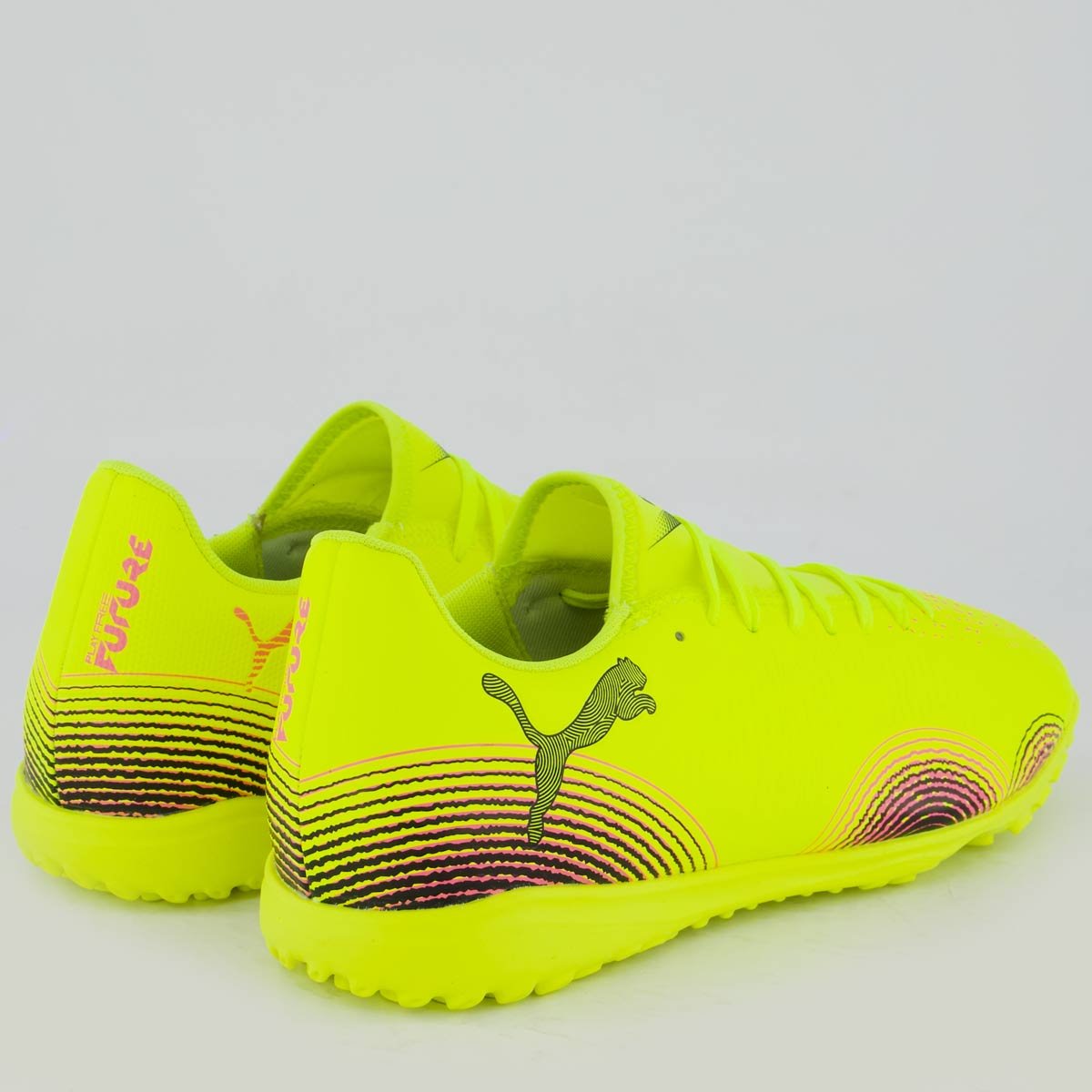 Chuteira Puma Future 8 Play TT Society Amarela Amarelo 3