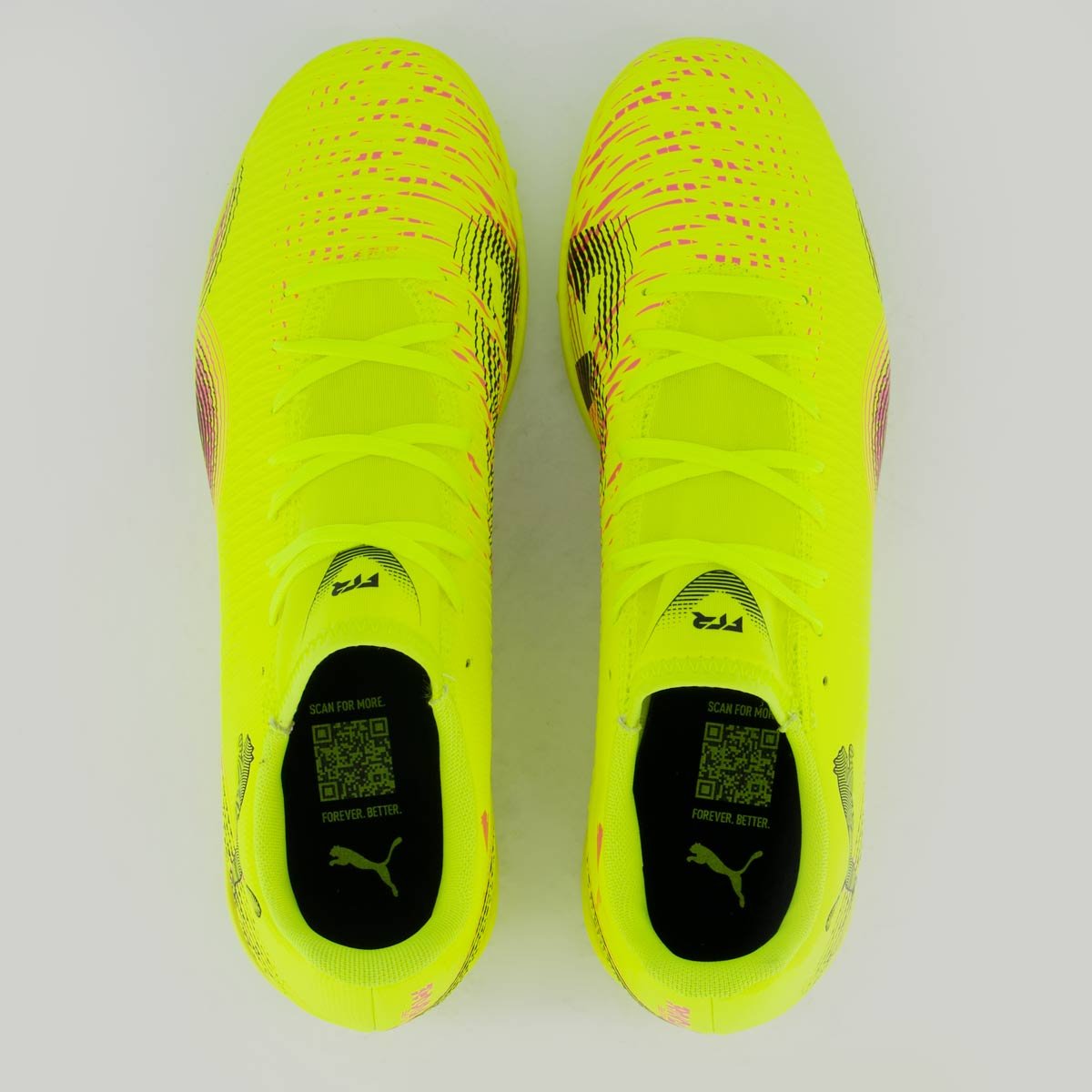 Chuteira Puma Future 8 Play TT Society Amarela Amarelo 4