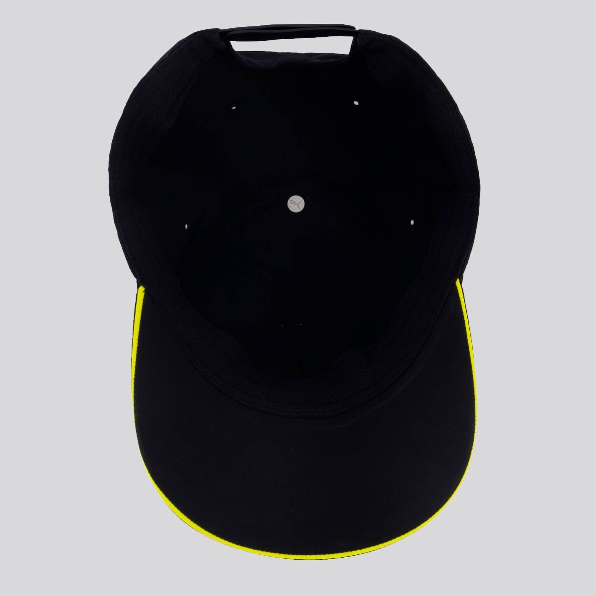 Boné Puma Scuderia Ferrari Race BB Preto e Amarelo Preto/Amarelo 4
