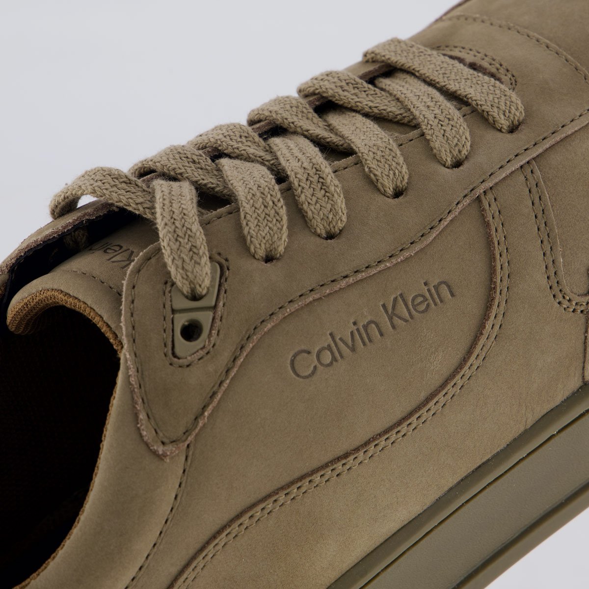 Tênis Calvin Klein Layers Nobuck Marrom 7