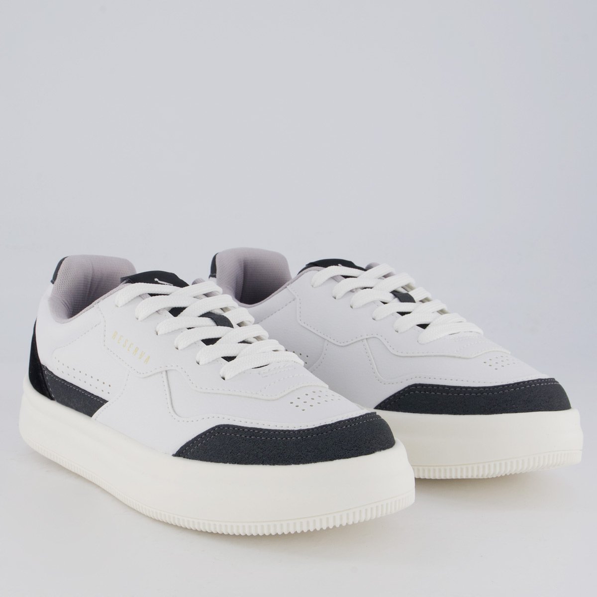 Tênis Reserva Troy Branco e Cinza Branco/Cinza 2