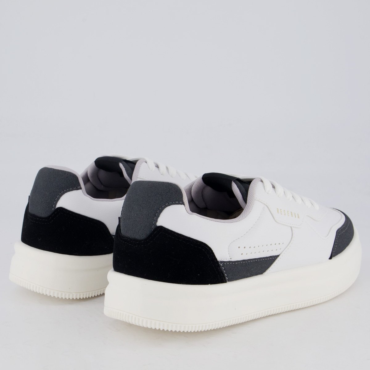 Tênis Reserva Troy Branco e Cinza Branco/Cinza 3