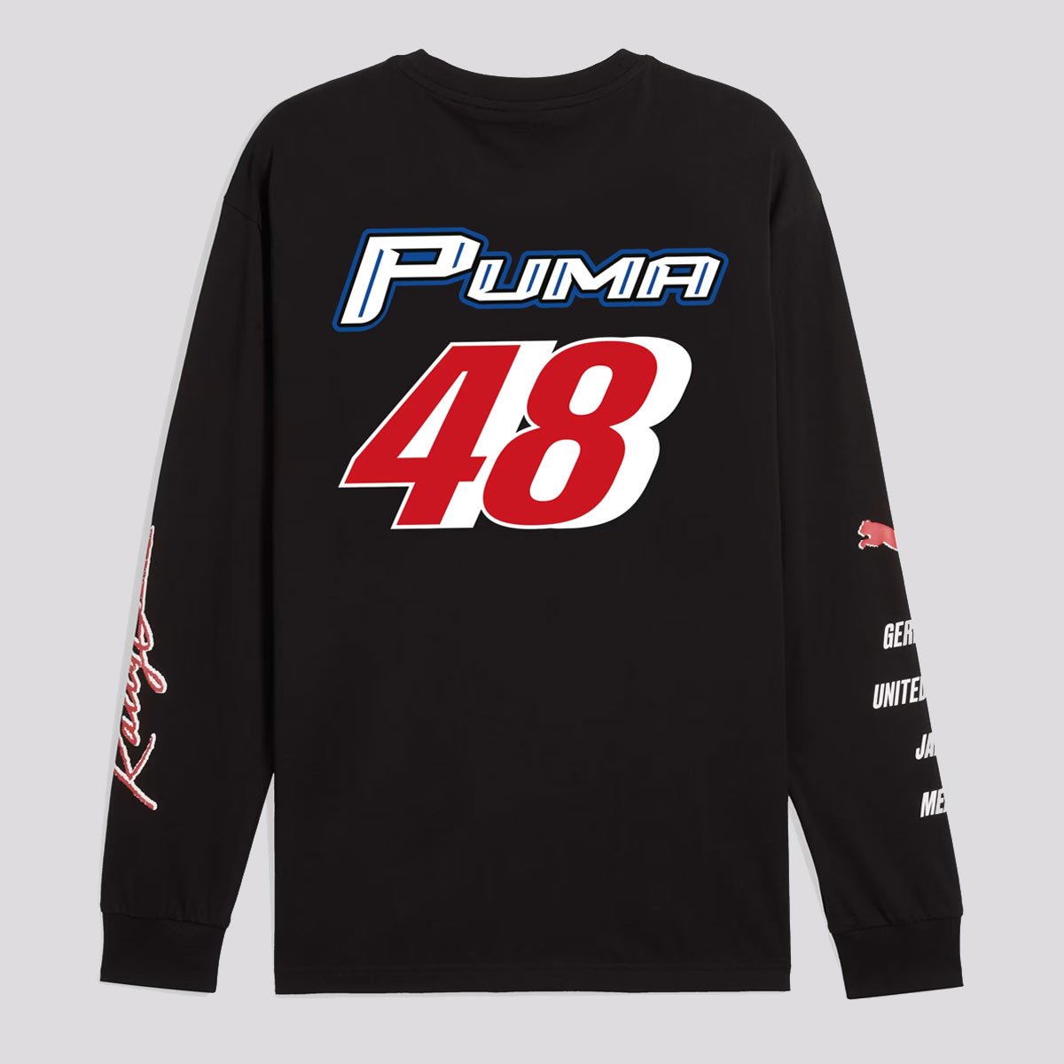Camiseta Manga Longa Puma Graphics Brocoli Preto Preto 4