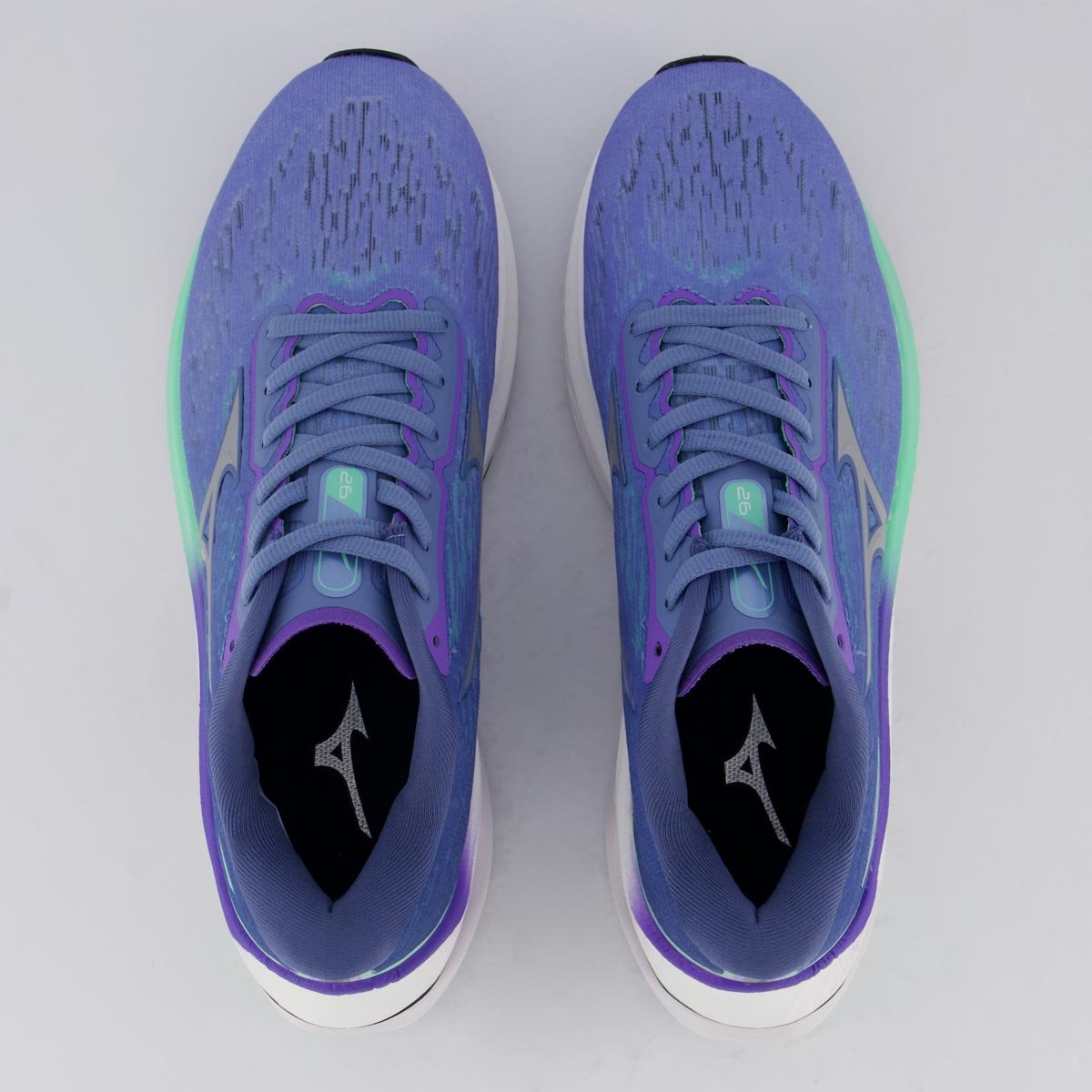 Tênis Mizuno Wave Creation 26 Feminino Azul e Verde Azul 4