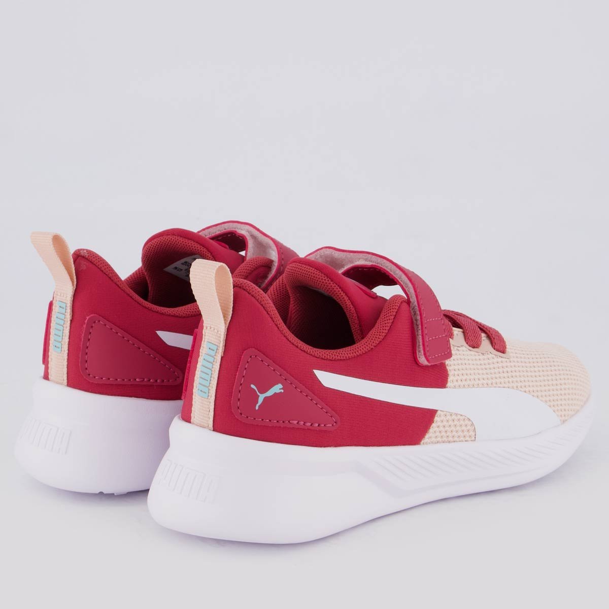 Tênis Puma Flyer Runner V PS Infantil Rosa e Branco Rosa 3
