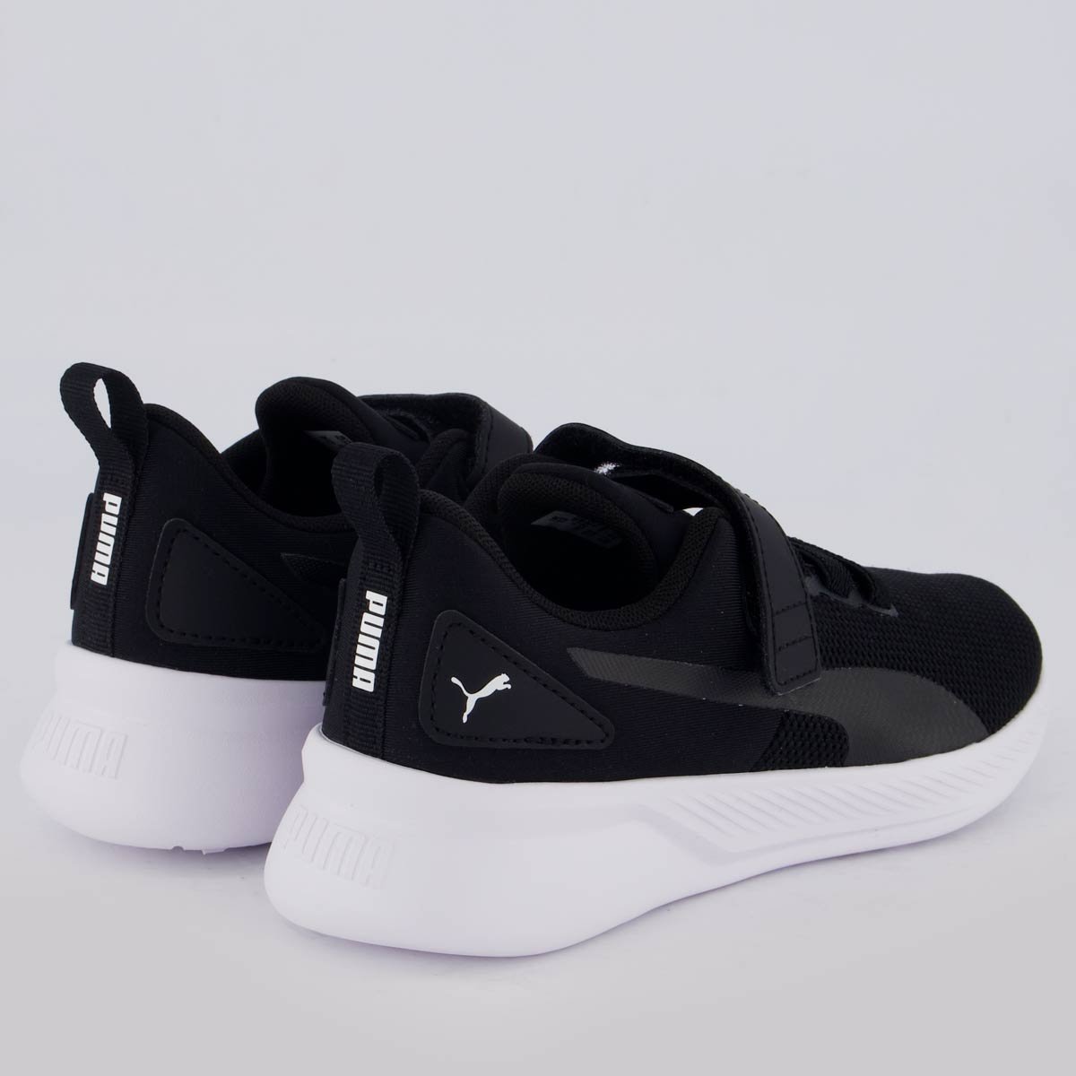Tênis Puma Flyer Runner V PS Infantil Preto e Branco Preto/Branco 3