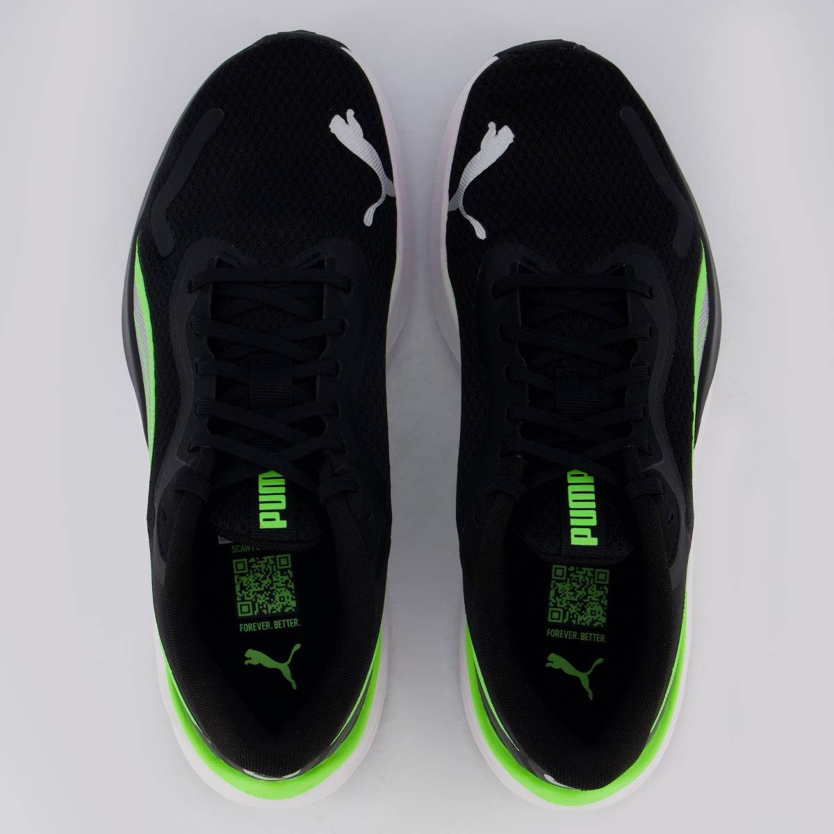 Tênis Puma Pounce Lite Preto e Verde Preto/Verde 4