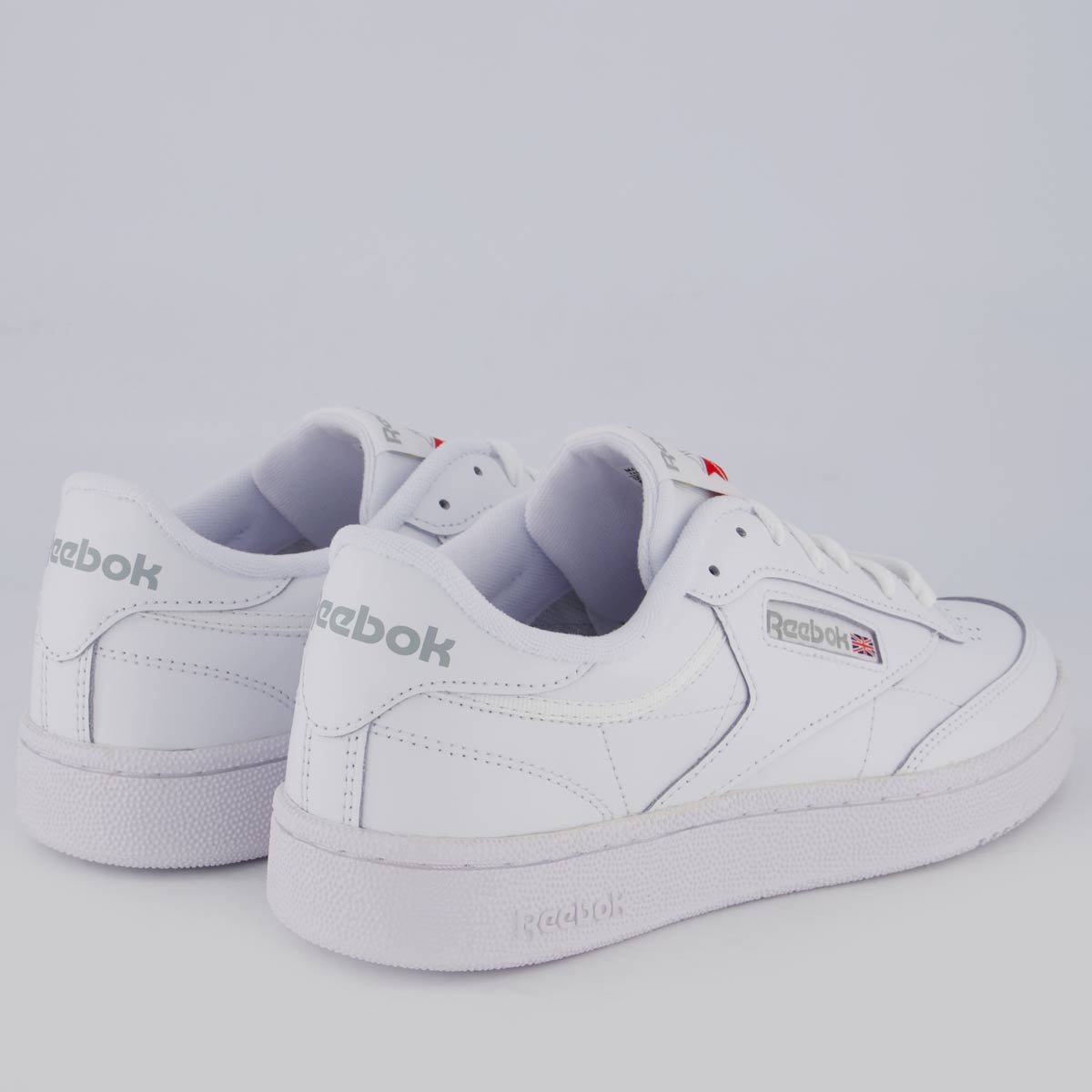 Tênis Reebok Club C 85 Branco e Cinza Branco 3