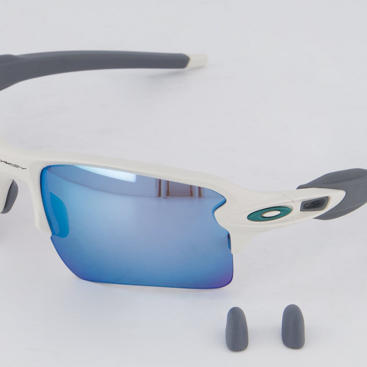 Óculos de Sol Oakley Flak 2.0 XL Branco e Azul Branco/Azul 3