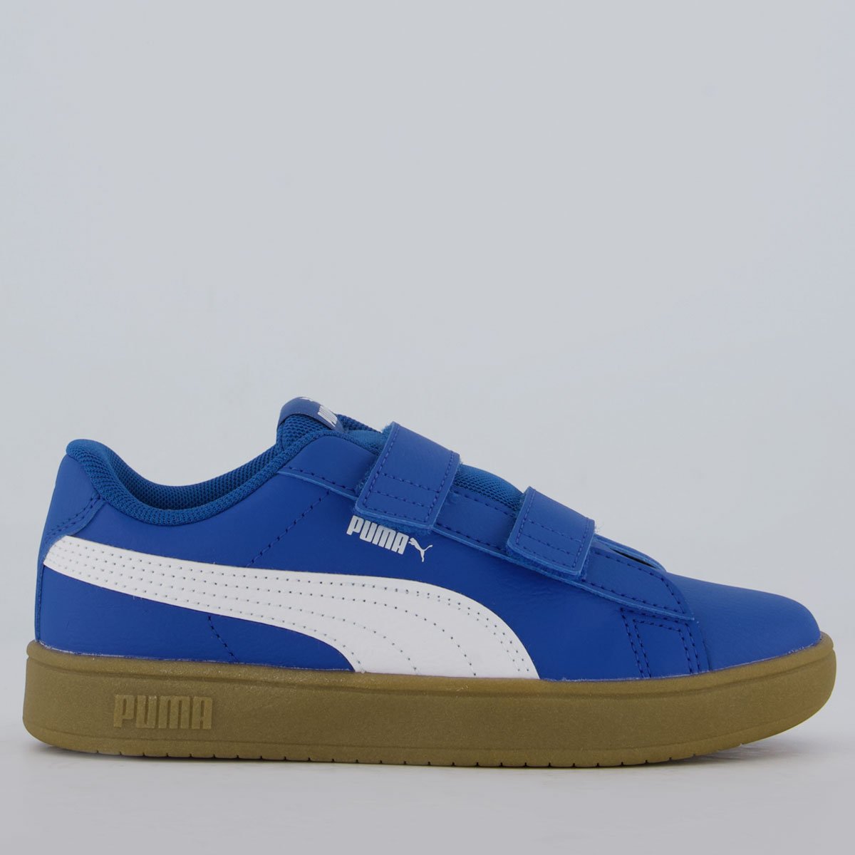 Tênis Puma Rickie Classic V PS Infantil Azul e Branco