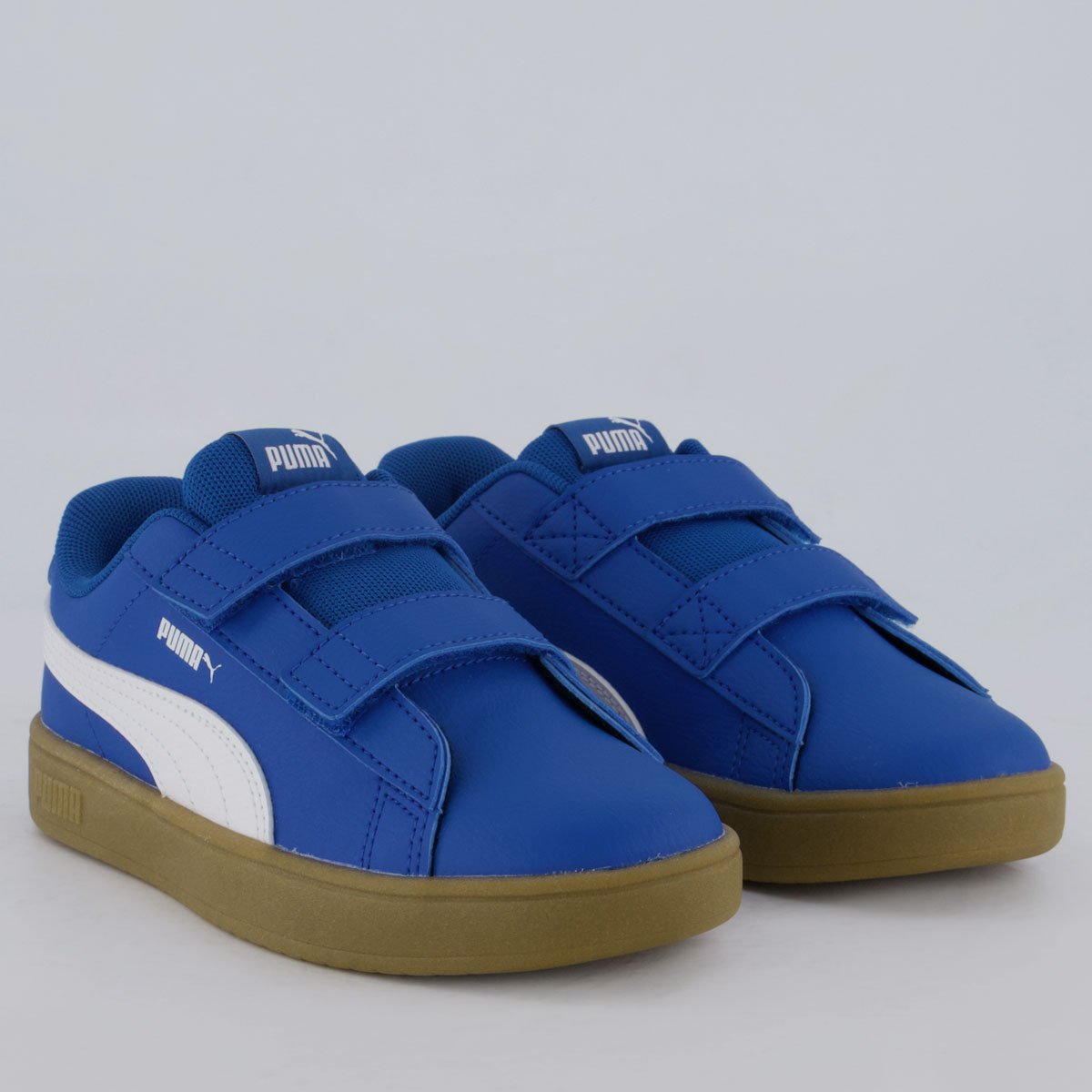 Tênis Puma Rickie Classic V PS Infantil Azul e Branco Azul/Branco 2